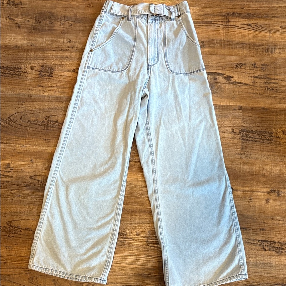 wranglers Light Blue wide leg jeans